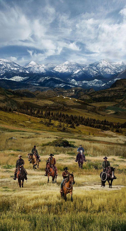 Home on the Range 24" Panel - Western Scenic - CD3860 Multi
