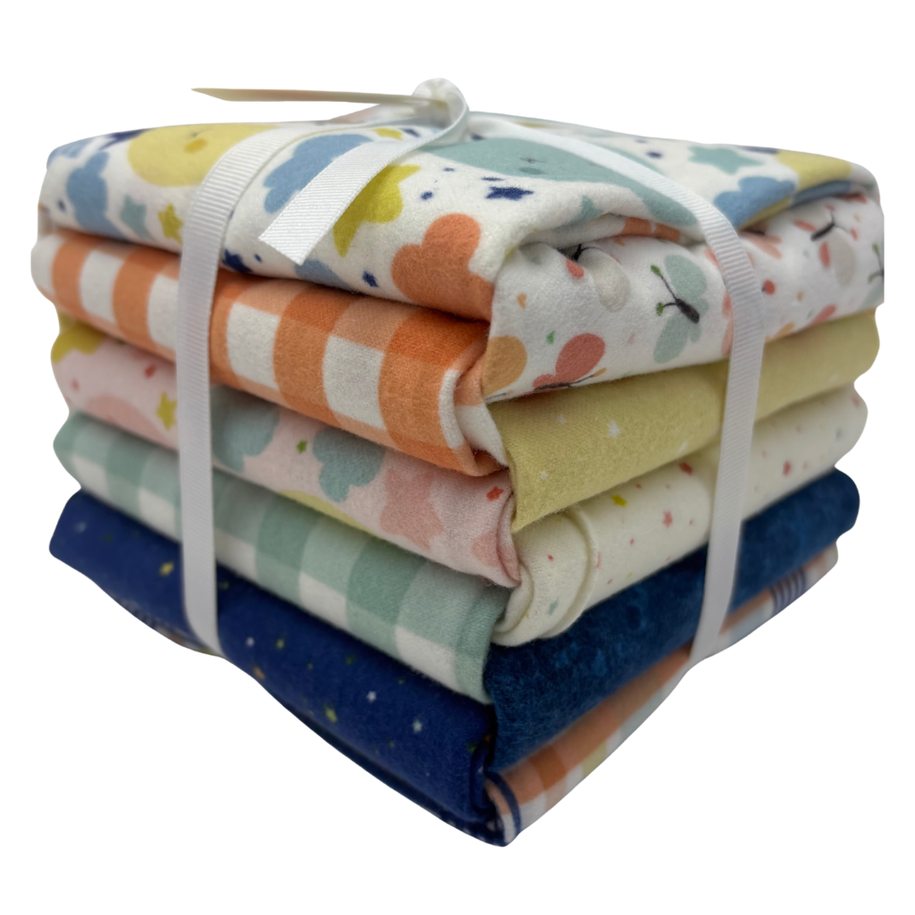 I Love You To The Moon Fat Quarter Bundle - Orange - 10 Pack