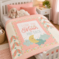 Love You To The Moon Flannel - Panel - 36.5inch - F18277R-Coral