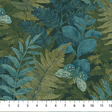 Imprint Flannel - Fern - Dark Olive - F29210-78