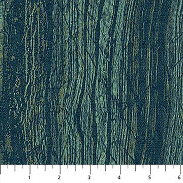 Imprint Flannel - Woodgrain - Dark Blue - F29216-48