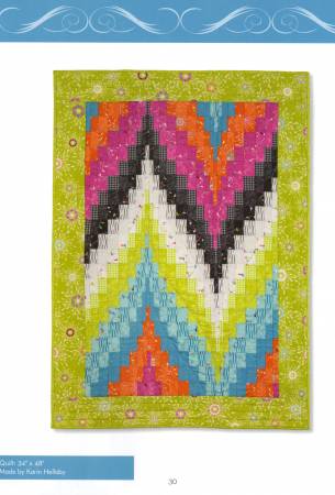 Jelly Roll Bargello Quilts # L010