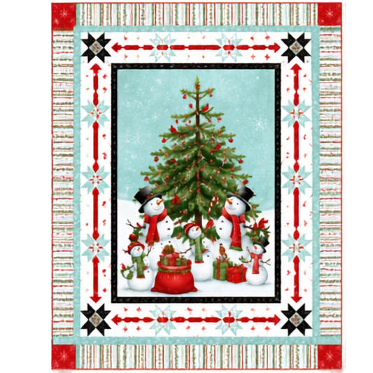 Jolly Gathering Lap Quilt Kit
