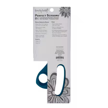 Perfect Scissors Dark Teal 8-1/2in Bent Handle Micro-Serrated Non-Slip Blade # KKB032