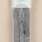 Kimberbell 16" Black & White Striped Zipper, Pack of 2 KDKB1329