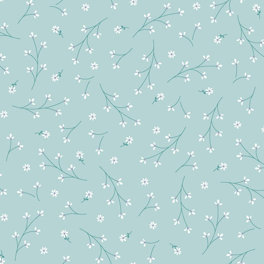Kimberbell Basic - Aqua - Pretty Petals - 8260-Q