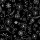 Kimberbell Basic - Black - Swirl Floral - 9261-J