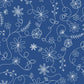 Kimberbell Basic - Blue - Swirl Floral - 8261-B