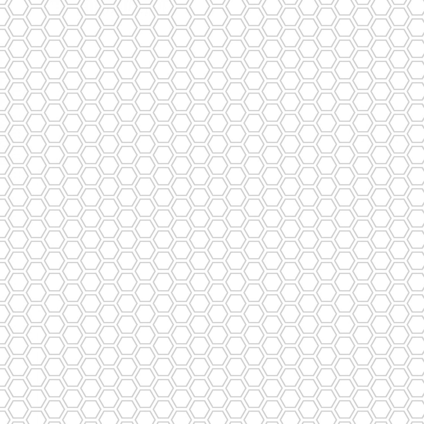 Kimberbell Basic - Grey - Honeycomb - 8256-K