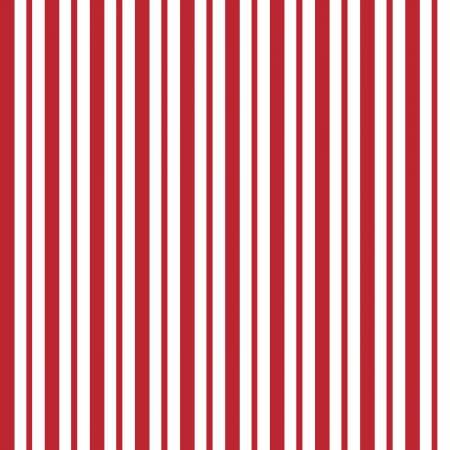 Kimberbell Basic - Red - Awning Stripe - 8249-R