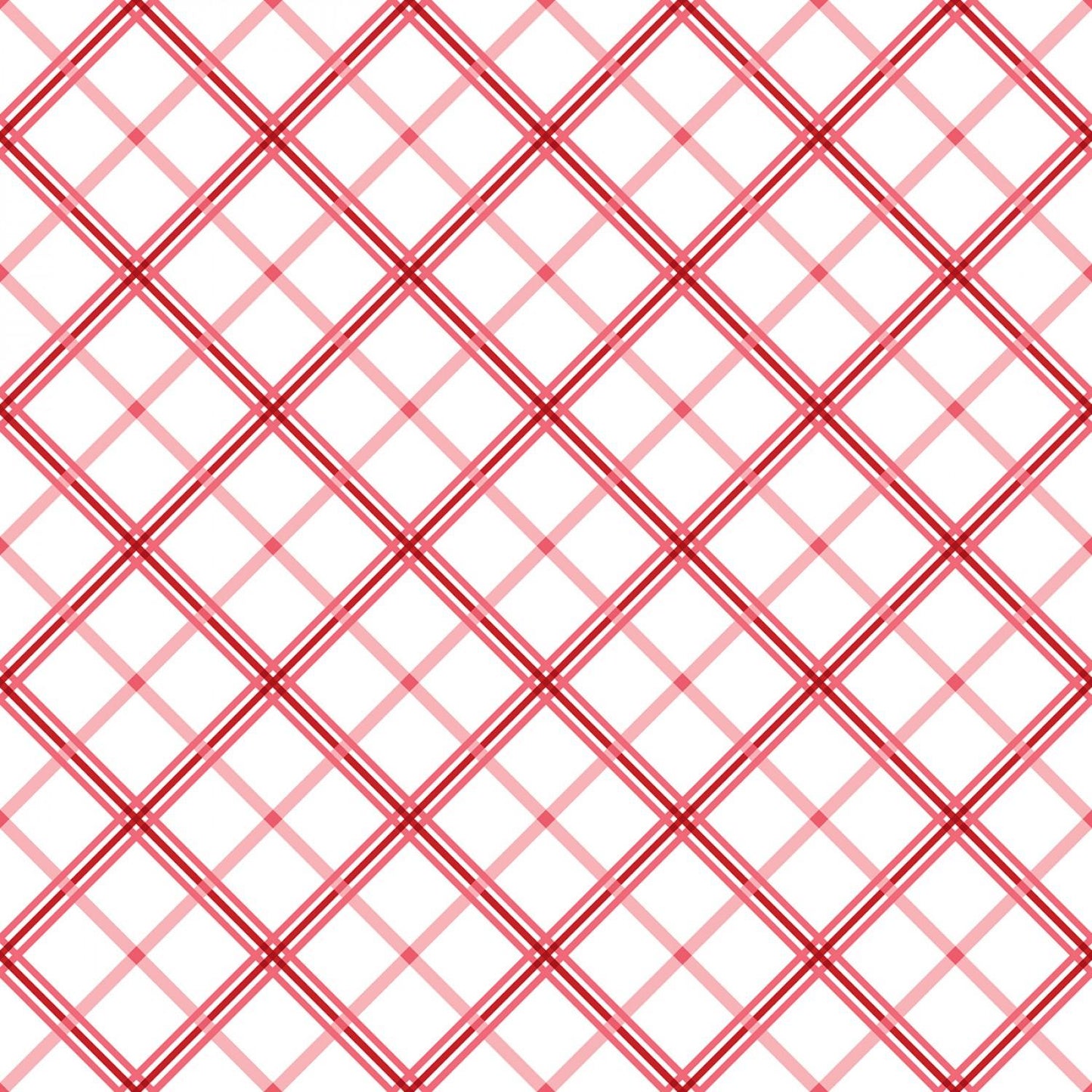 Kimberbell Basic - Red - Plaid - 8262-R