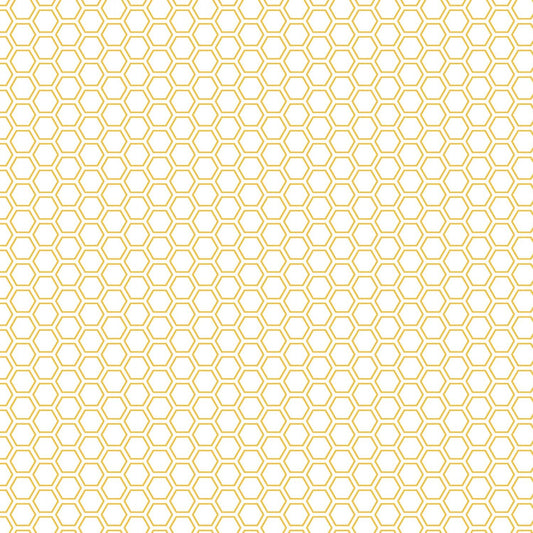 Kimberbell Basic - Yellow - Honeycomb - 8256-S