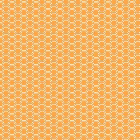 Kimberbell Basic Flannel - Orange  Honeycomb - MASF8256 FLAN O2