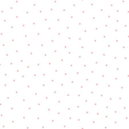 Kimberbell Basic Flannel - White/Pink Small Dot - MASF8210 FLAN WP