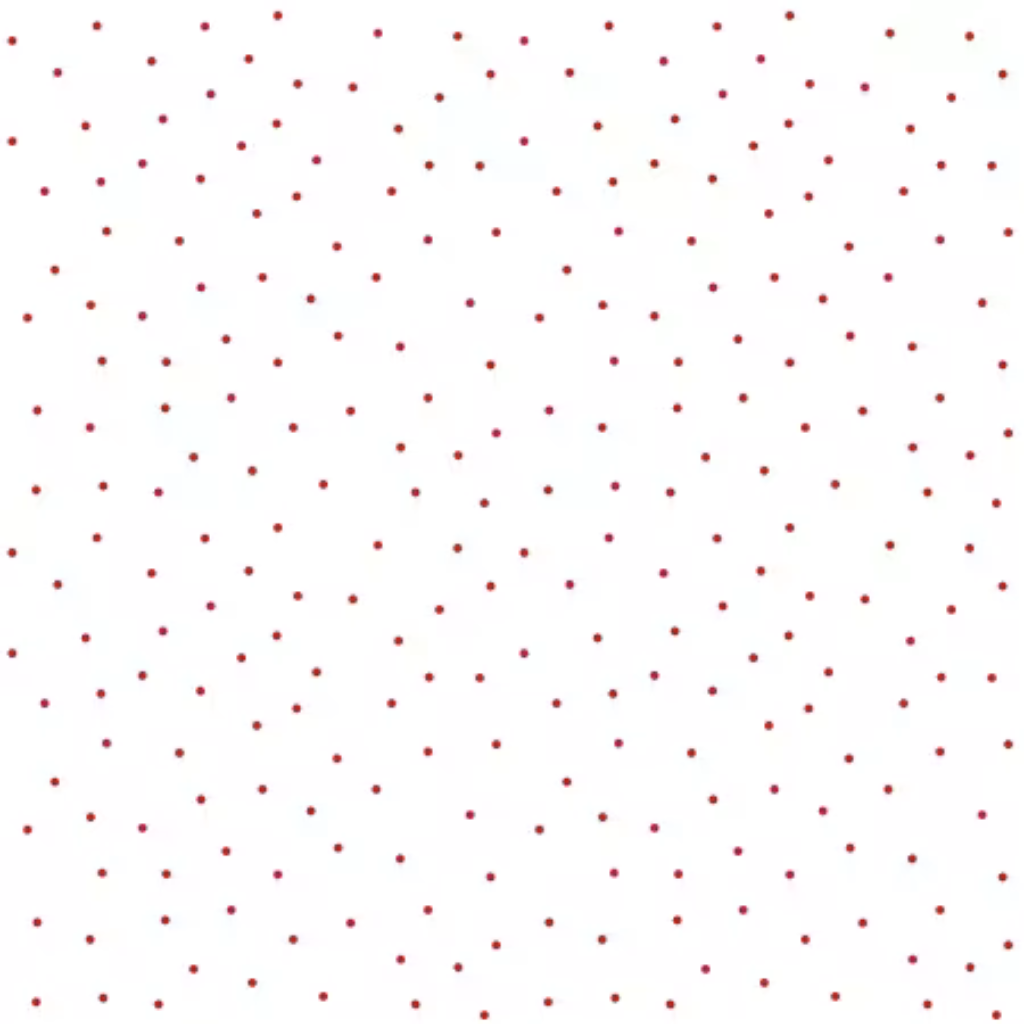 Kimberbell White W/Tiny Red Dots - MAS8210-WR