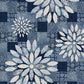 Kindly, Yours - Indigo/Denim Dahlia Patch 72 Inch # 9007S-71