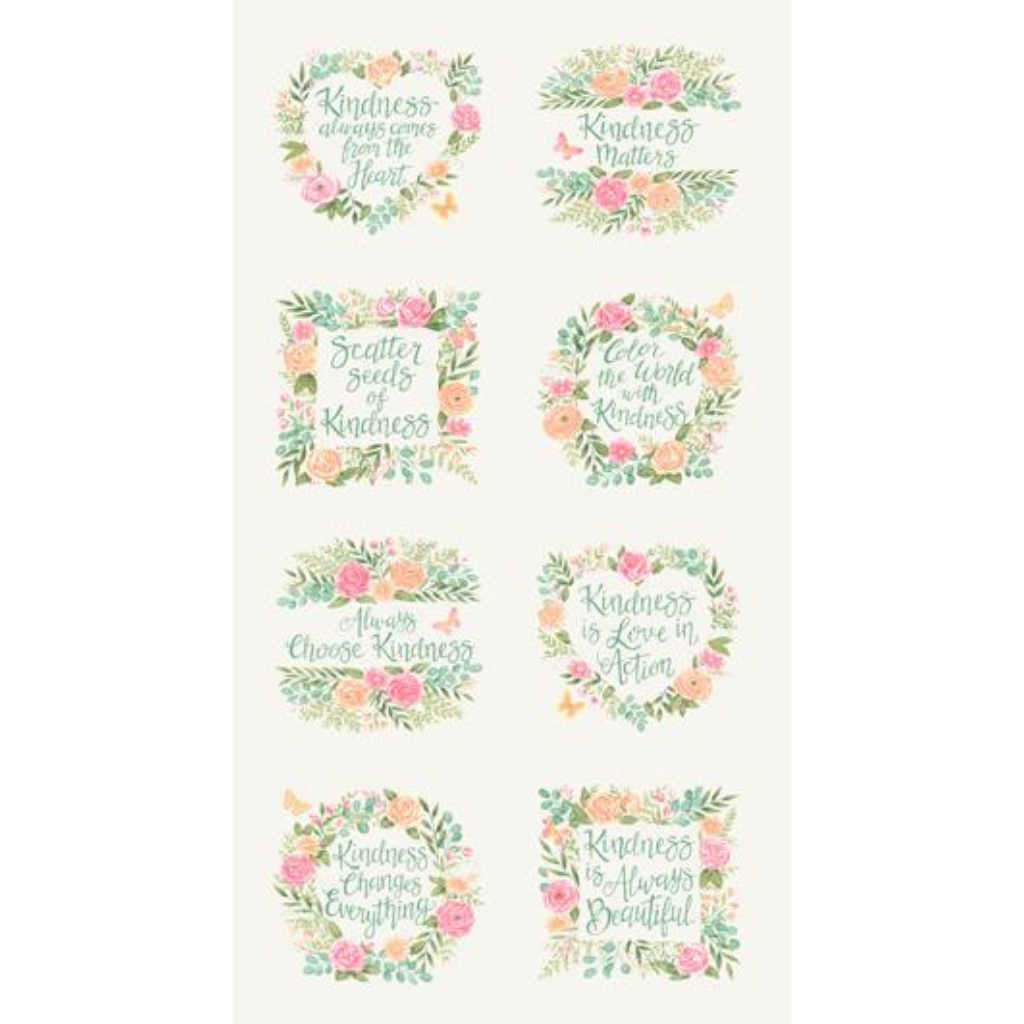 Kindness - Dogwood - Panel  - 56157-11