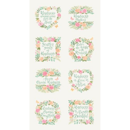 Kindness - Dogwood - Panel  - 56157-11