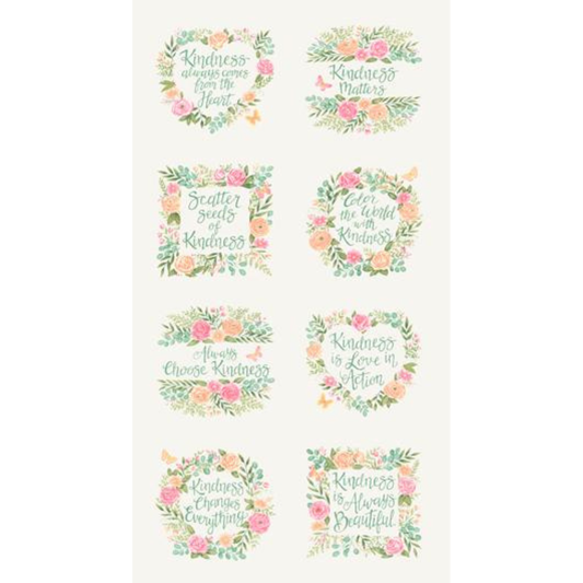 Kindness - Dogwood - Panel  - 56157-11