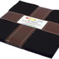 Kona Cotton Solids - Black - 10" Squares