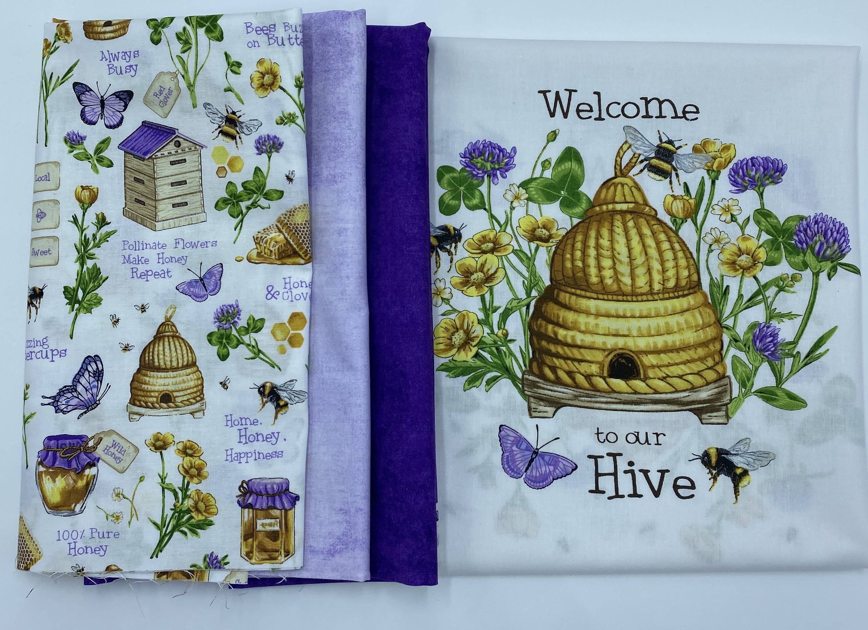 Lavender Honey Bee Placemats