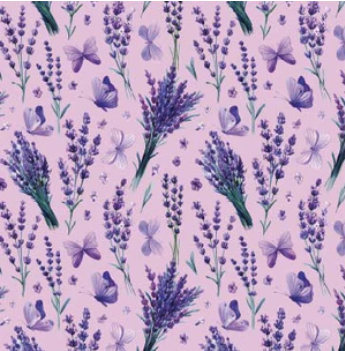 Lavender Printed Vinyl - 12in x 53in