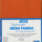 Lightweight Mesh Fabric - Pumpkin - 18x54in # SUP209-PUMP