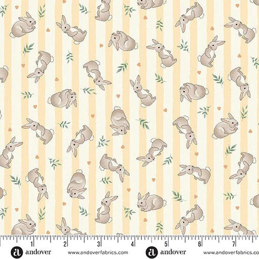 Little Ones Bunnies - Yellow - MKMU191-Y