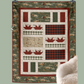 Living The Dream Rectangle Lap Quilt Kit - Red/Greeen 50" x 64"