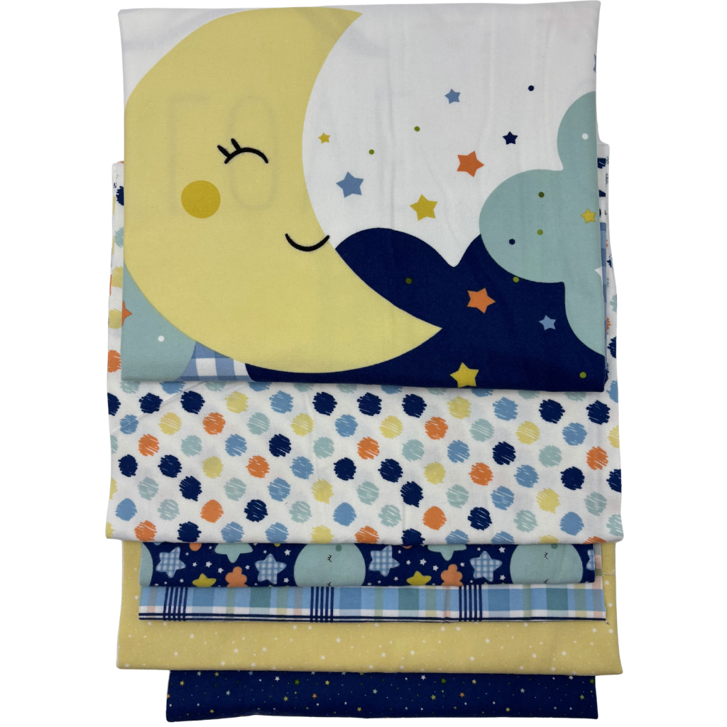 Love You To The Moon Blue Lap Quilt Kit