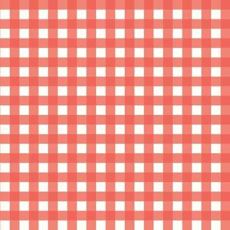 Love You To The Moon Flannel - Gingham Rouge - F18275R-ROUGE