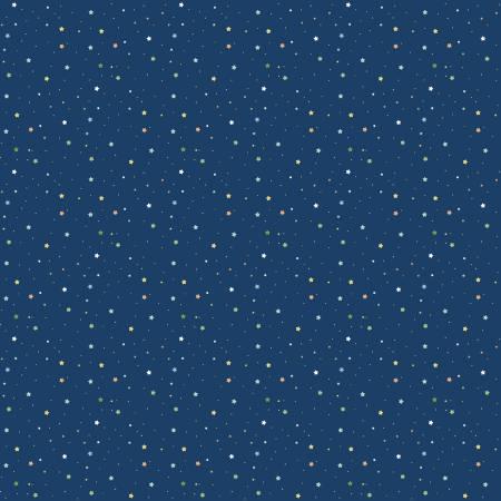 Love You To The Moon Flannel - Stars Navy - F18276R-NAVY