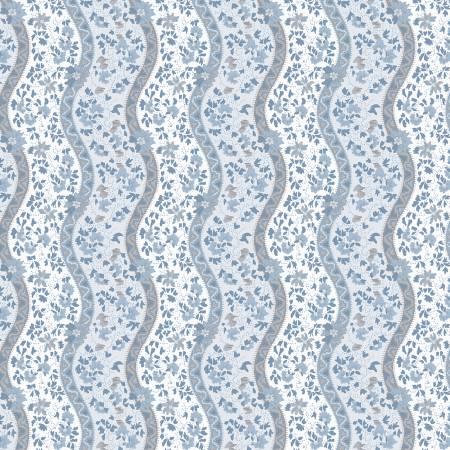 Indigo Garden  -Border Print - Coutyard B/M - 98671-941*