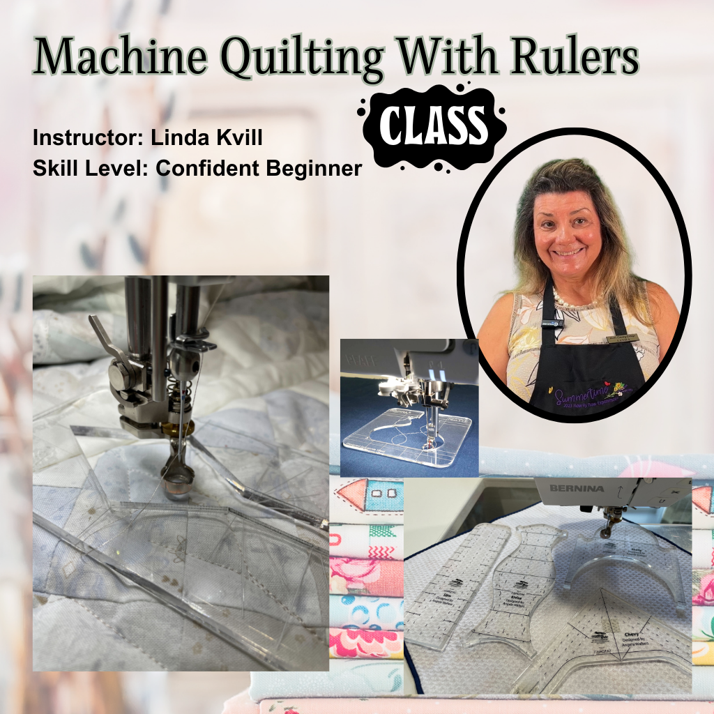 Machine Quilting With Rulers - Feb 19 @9am