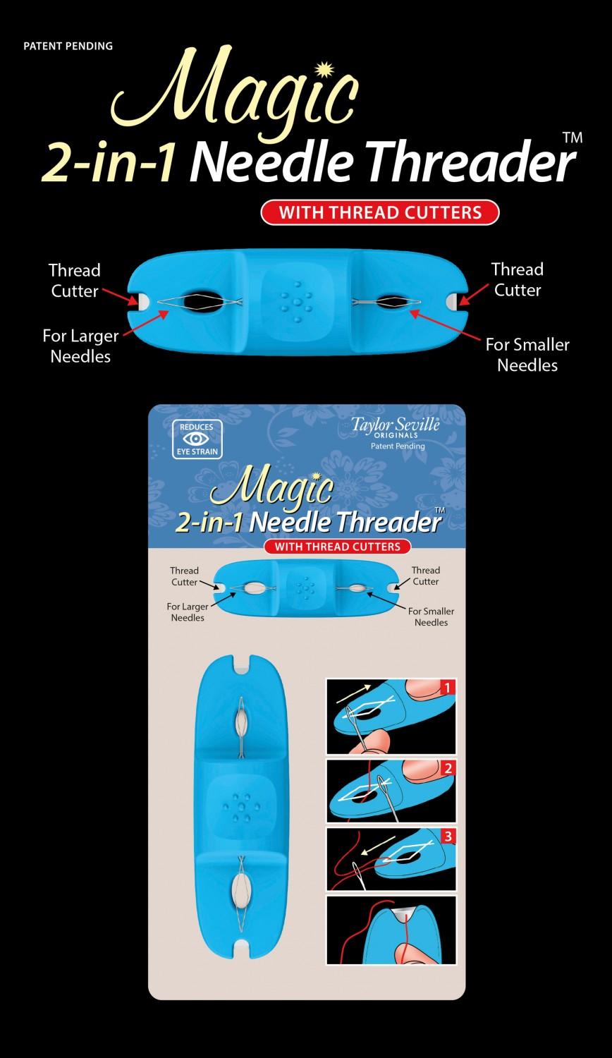 Magic 2 in 1 Needle Threader Cutter # 220016