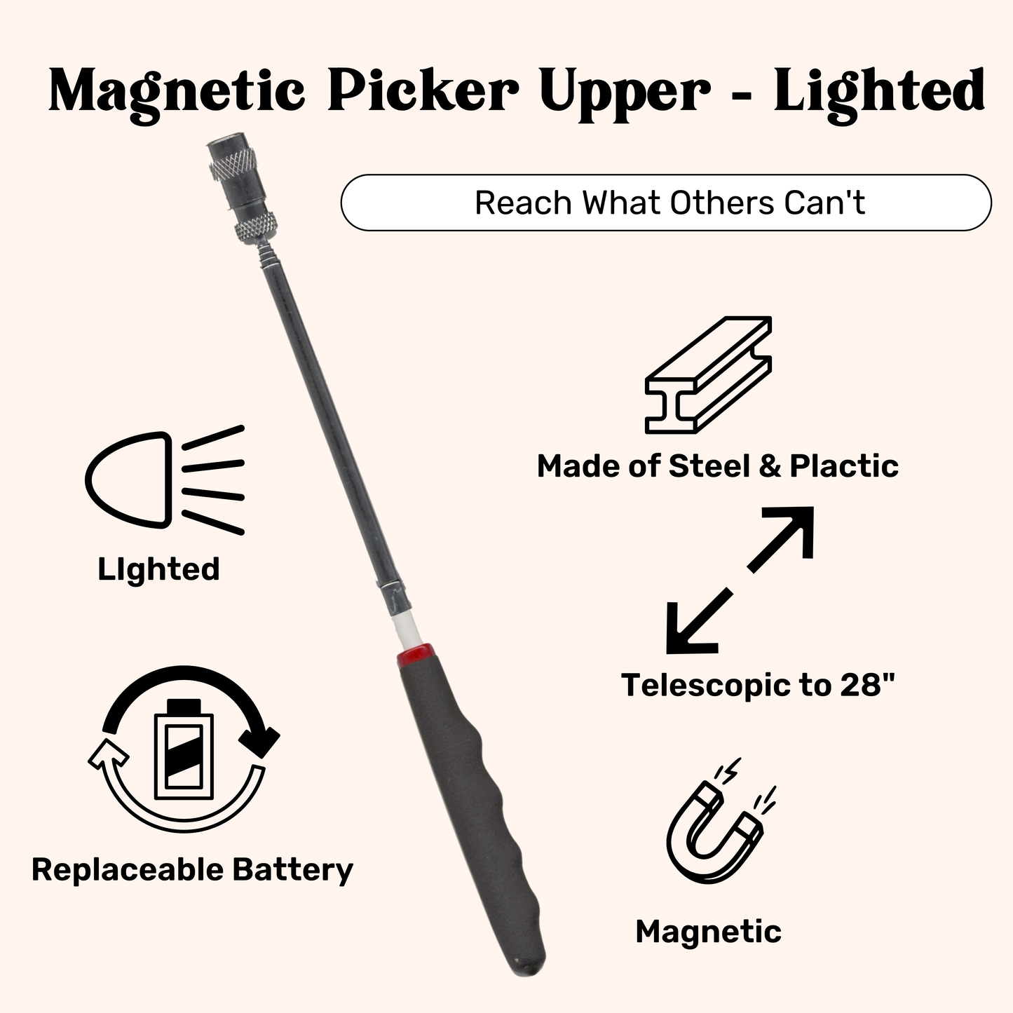 Magnetic Picker Upper - Lighted # LPU