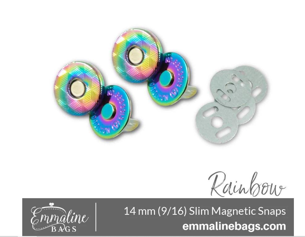 Magnetic Snap Closures - 9/16 (14mm) - Iridescent - EBMAG-14-IRI