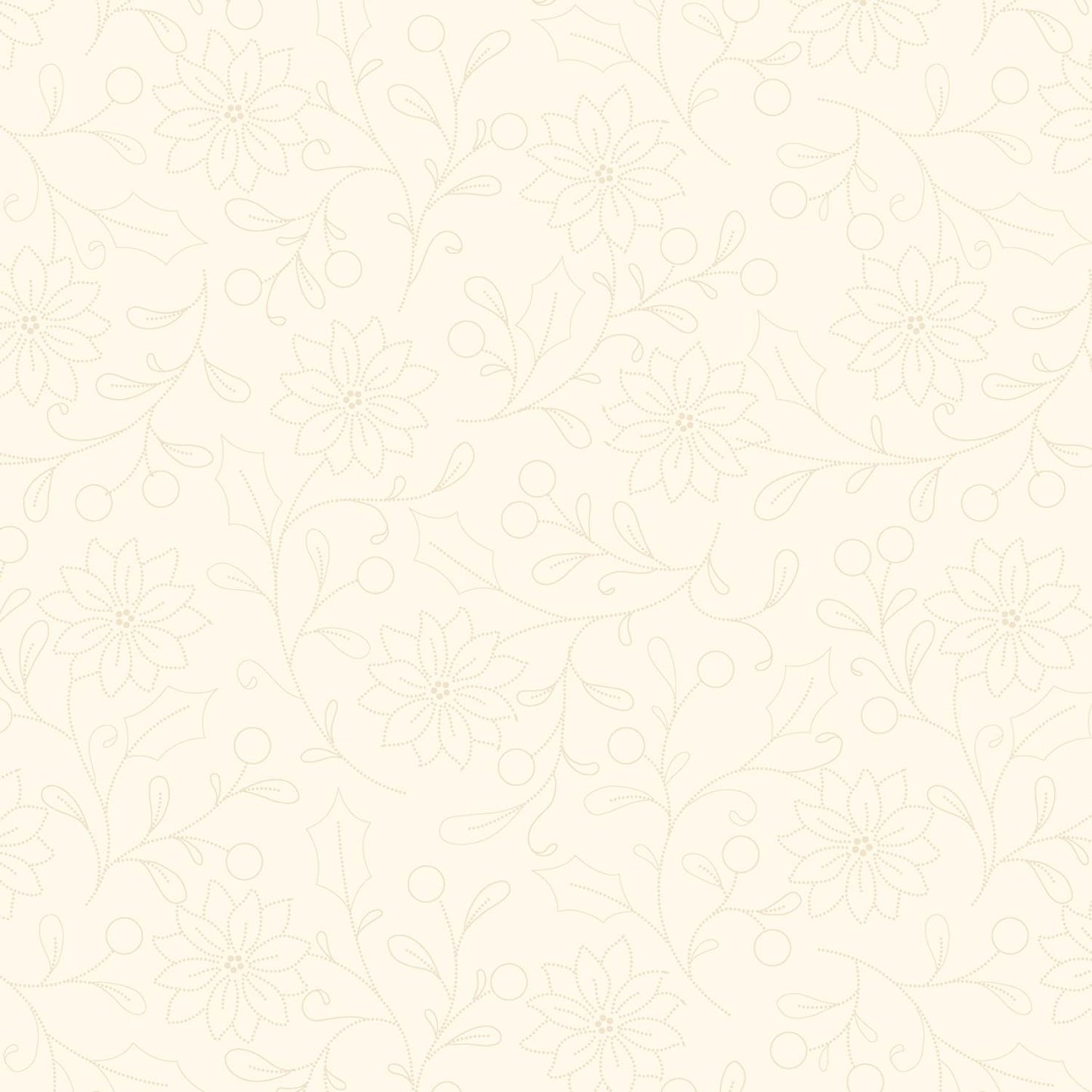 Make It Merry - Dotted Floral - MFR791440-D Cream
