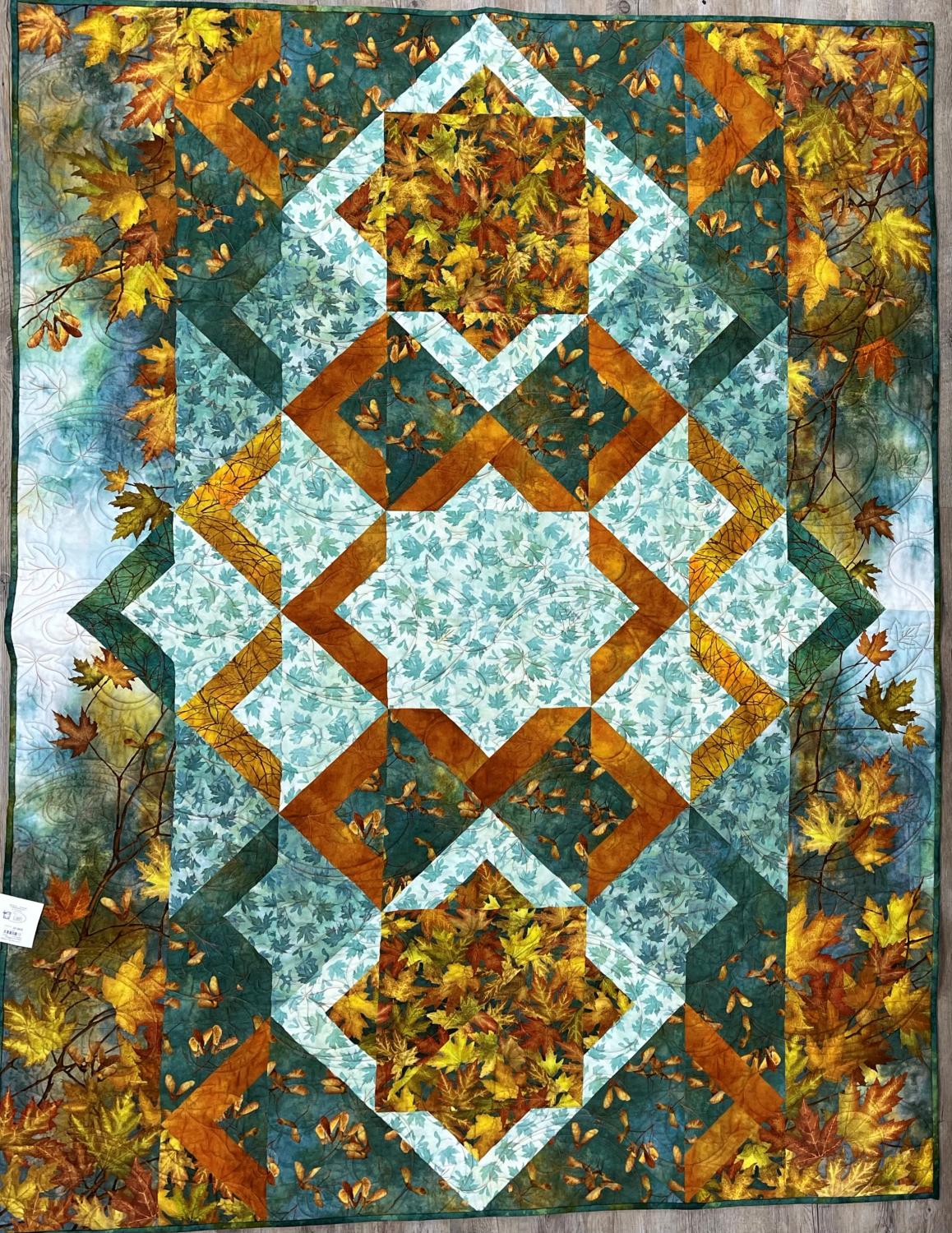 Maple Autumn Digital Quilt Top
