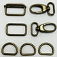 Mav Bag Hardware Kit - 1in - Antique Brass