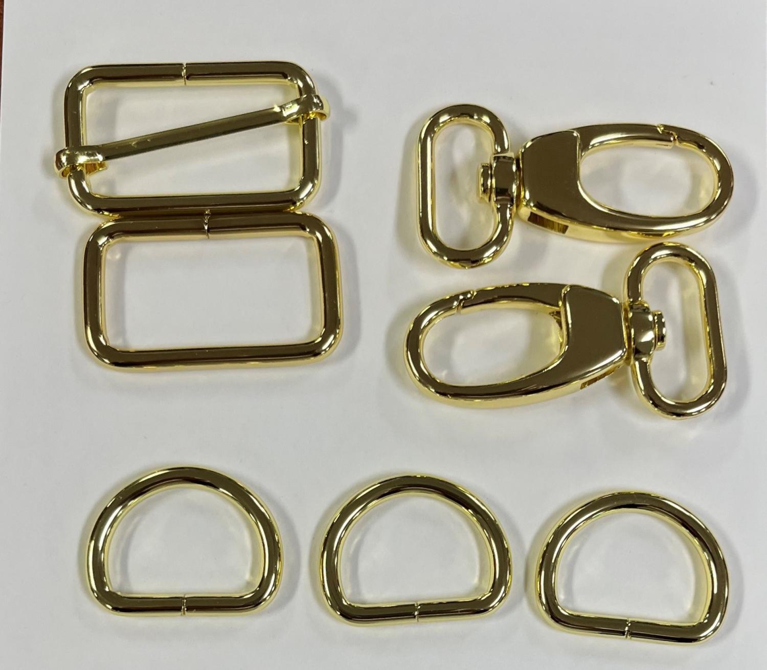 Mav Bag Hardware Kit - 1in - Gold