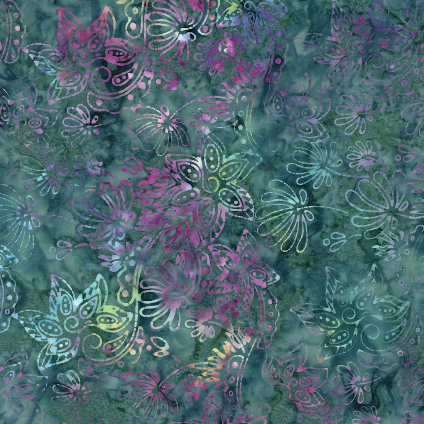 Mayfair - Leather Flowers - B3649-Emboss