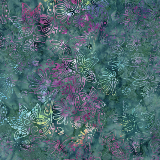 Mayfair - Leather Flowers - B3649-Emboss
