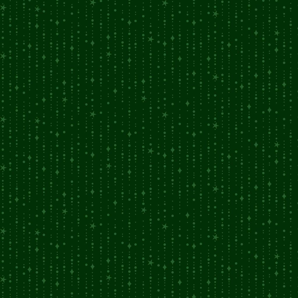 Merry & Bright - Dots & Stars - Green - LMW130-24-695