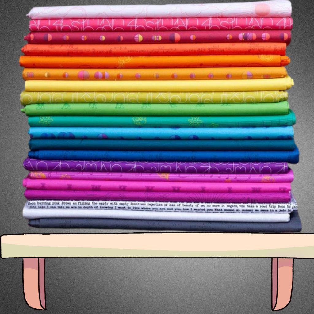 Mini Alphabet Sew Along Soliloquy Fat Quarter Bundle - 20 pack