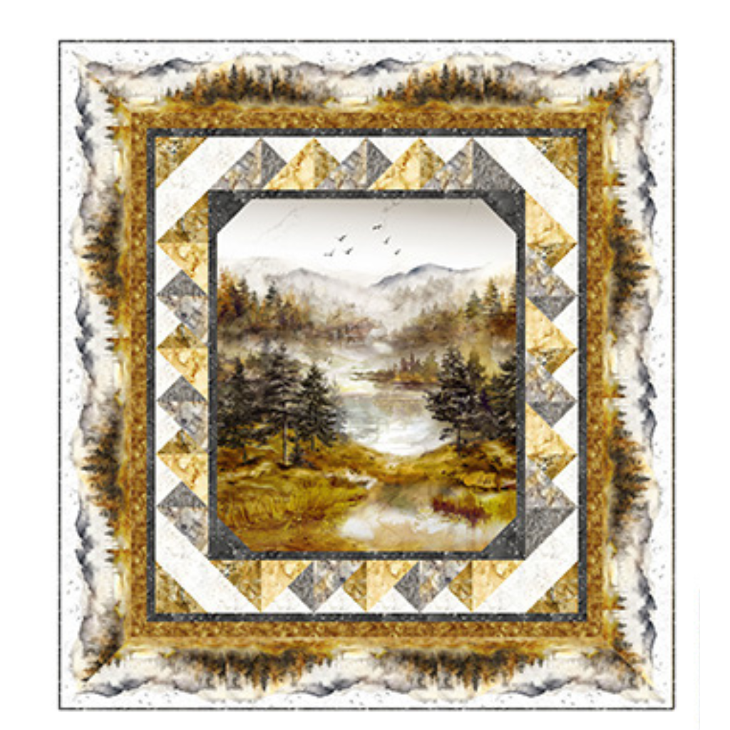 Misty Morning  Lap Quilt