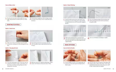 Modern Sashiko: 26 Mixed-Style Sashiko Projects for Everyday Items # L1588