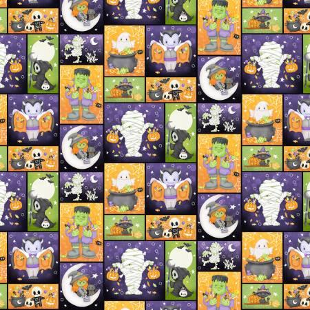 Moonlight Mischief Glow - Multi Monster Patch Glow 8 Inch # 2562G-53