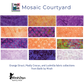 Mosaic Courtyard Block of the Month - Fat Eighths Insurance Bundle - Pre-Order