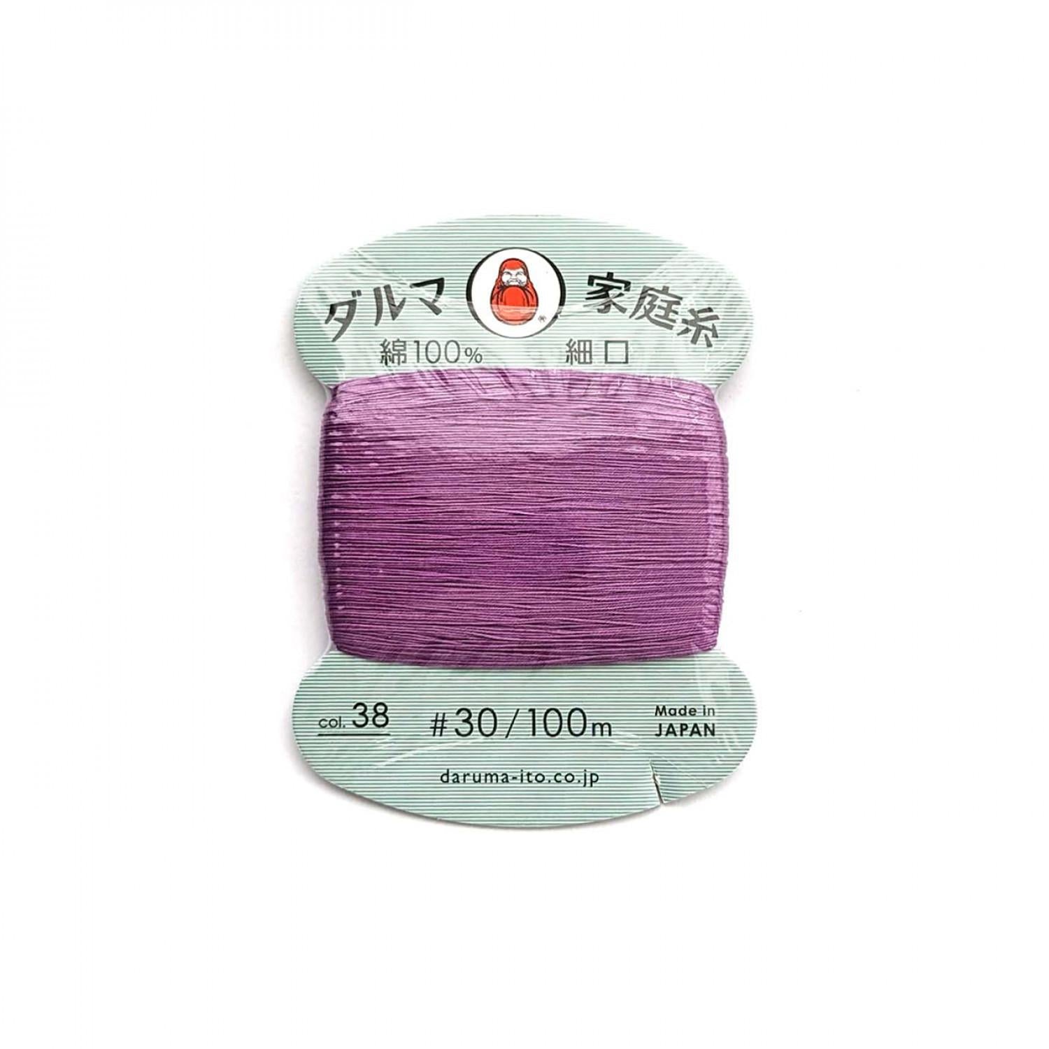 Multipurpose Cotton Thread 30 Grape # Y0115-38